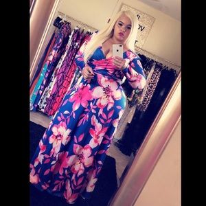 Floral maxi dress